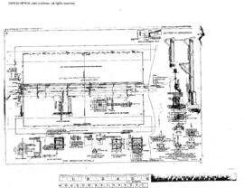 Great Northern Engineering Drawing, Docks and Warehouses at Burrard Inlet at Vancouver, British C...