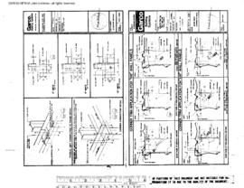 Burlington Northern Engineering Drawing, Unnamed Structure at Spokane, Washington, 1981