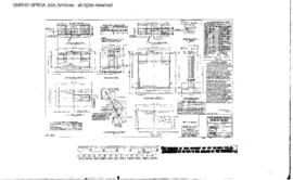 Camas Prairie Railroad Engineering Drawing: Pier Number 2 and 3, Bridge 27 (58) - Quartz Creek, E...