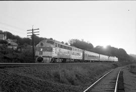 Amtrak diesel locomotive 9949 at Tacoma, Washington in July 1973.