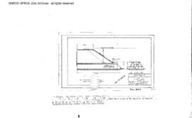 Burlington Northern Engineering Drawing: Extension - Span and South Culvert, Culverts, 1910
