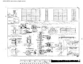 Northern Pacific Engineering Drawing, Yard Office at Yardley, Washington, 1958