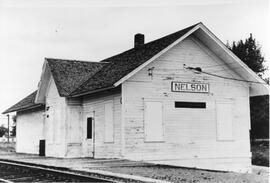Great Northern Depot at Nelson, Minnesota, 1966