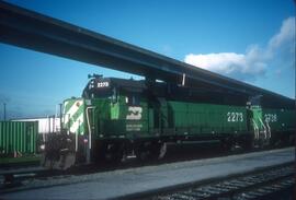 Burlington Northern 2273 at Vancouver, British Columbia in 1995.