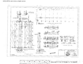 Great Northern Engineering Drawing, Coach Repair Building - King Street at Seattle, Washington, 1958