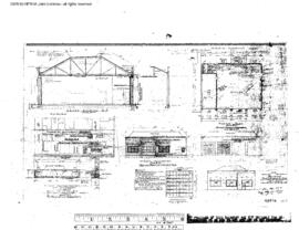 Northern Pacific Engineering Drawing, Northern Pacific Transport Garage, Occidental Avenue at Sta...