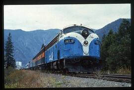 Great Northern Diesel Locomotive 367C at Leavenworth, Washington, 1968