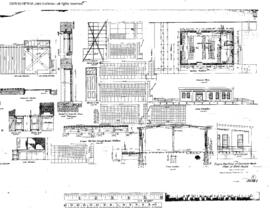 Northern Pacific Engineering Drawing, Store House at Centralia, Washington, 1912