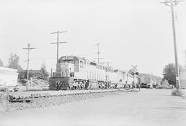 Union Pacific Railroad diesel locomotive number 1406 at Titlow, Washington, undated.