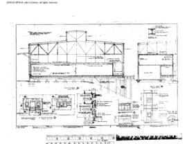 Great Northern Engineering Drawing, Pier 88 Warehouse and Offices at Seattle, Washington, 1971