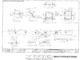 Northern Pacific Engineering Drawing, Caboose Service Facilities at Mandan, North Dakota, 1981
