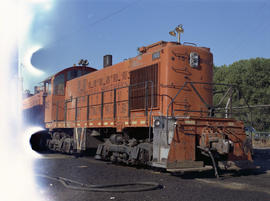 Tidewater Southern Railway diesel locomotive 745, circa 1976.