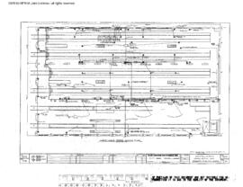 Great Northern Engineering Drawing, Diesel Repair Shop at Havre, Montana, 1981