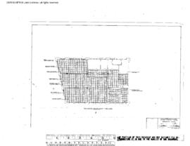 Great Northern Engineering Drawing, Freight House at Vancouver, British Columbia, 1964