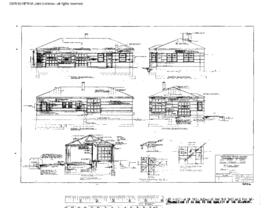 Northern Pacific Engineering Drawing, Freight House at Moscow, Idaho, 1952