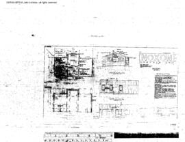 Northern Pacific Engineering Drawing, Depot at Noxon, Montana, undated