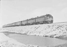 Northern Pacific Alaskan at Scoria, North Dakota, in 1950.