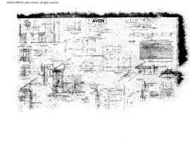 Great Northern Engineering Drawing, Depot at Bainville, Montana, undated