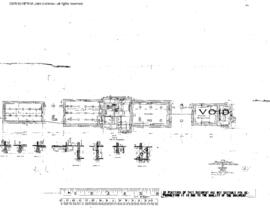 Northern Pacific Engineering Drawing, Depot at Centralia, Washington, 1911