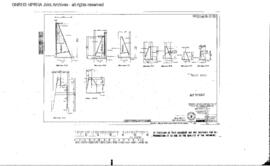 Great Northern Engineering Drawing: Abutment Number 4, Bridge 64.4 - Public Underpass, Brewster, ...