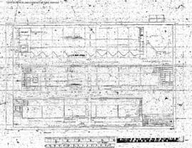 Northern Pacific Engineering Drawing, Freight House at Missoula, Montana, 1948