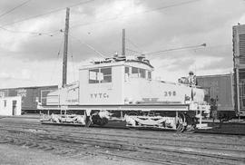 Yakima Valley Traction Company Electric Locomotive Number 298 at Yakima, Washington in November, ...