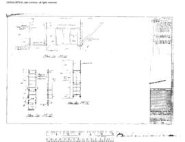 Burlington Northern Engineering Drawing, Unnamed Structure at Pasco, Washington, 1977