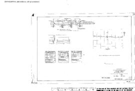 Northern Pacific Engineering Drawing: General Plan, Bridge 100, West of Springdale, Montana, 1909