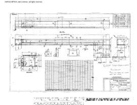 Great Northern Engineering Drawing, Diesel Repair Shop at Havre, Montana, 1962