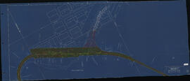 Spokane, Coeur d'Alene and Palouse Railroad Plat Map: Waverly, Washington.  Milepost 34, undated