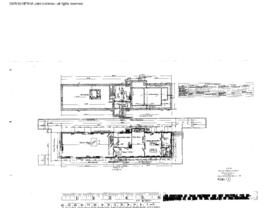 Northern Pacific Engineering Drawing, Depot at Wapato, Washington, 1926