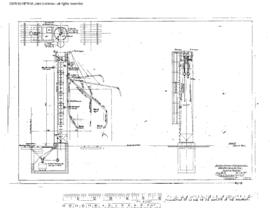 Northern Pacific Engineering Drawing, Sand Facilities at Helena, Montana, 1957