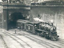 Great Northern Railway steam locomotive 1008 at Seattle, Washington, undated.