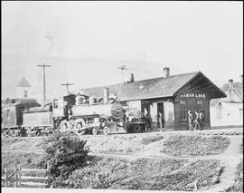 Northern Pacific station at Clear Lake, Washington, circa 1910.