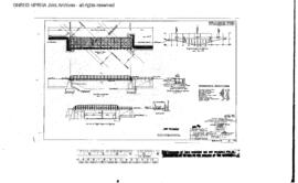 Northern Pacific Engineering Drawing: Steel Girder Span Layout, Bridge 9 - Highway #1, South of L...