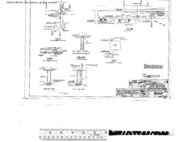 Northern Pacific Engineering Drawing, Depot at Attalia, Washington, 1953