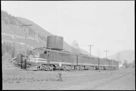 Northern Pacific diesel locomotive number 5402 at Lester, Washington.