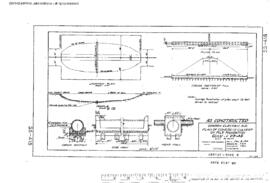 Burlington Northern Engineering Drawing: Concrete Culvert - Pile Foundation, Culverts, undated