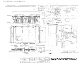 Spokane, Portland, and Seattle Railway Engineering Drawing, Freight Office at Eugene, Oregon, 1953