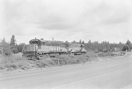 Chicago, Milwaukee, St. Paul & Pacific Railroad Company diesel locomotive number 5006 at Roy,...