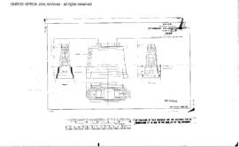 Northern Pacific Engineering Drawing: Piers, Bridge 51 (78) - Yellowstone River, West of Craver, ...