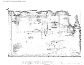 Burlington Northern Engineering Drawing, Unnamed Structure at Longview, Washington, undated