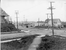 Seattle Municipal Railway Track, Seattle, Washington, 1924