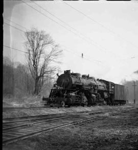 Chicago, Milwaukee, St. Paul and Pacific Railroad steam locomotive number 59 near Maple Valley, W...