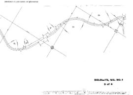 Plat Map of Great Northern Facilities at Dolomite, Washington, 1969