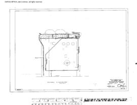 Great Northern Engineering Drawing, Engine House at South Klamath, Oregon, 1932