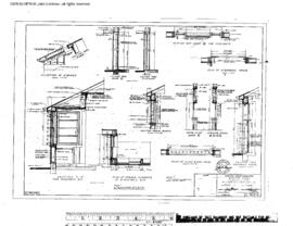 Pacific Coast Railroad Engineering Drawing, Depot at Renton, Washington, 1952