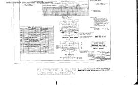 Great Northern Engineering Drawing: Deck Plan, Bridge 6.2, South of Henley, Oregon, 1963