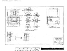 Northern Pacific Engineering Drawing, Depot at Olympia, Washington, 1965