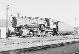 Northern Pacific steam locomotive 1188 at Livingston, Montana, in 1953.